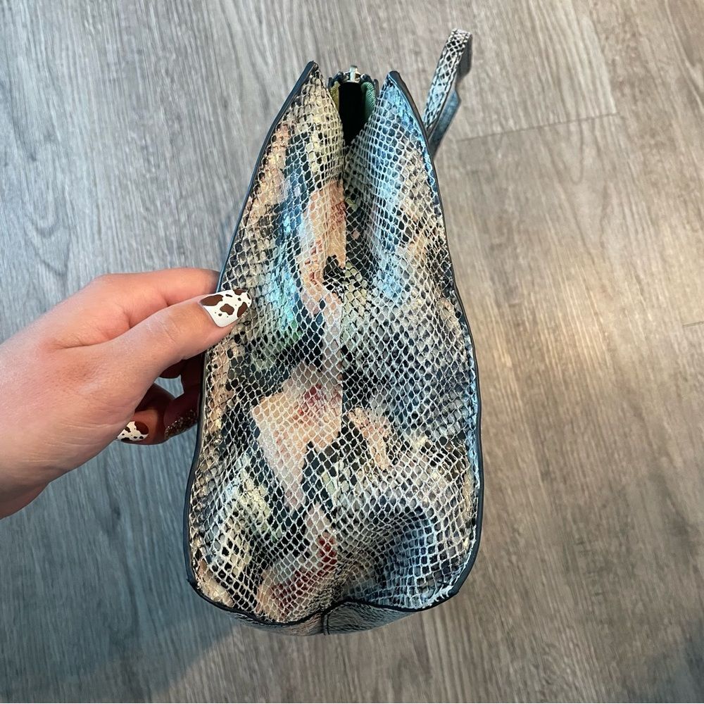 HOBO Friar Multicolor Python Print Leather Satche… - image 12